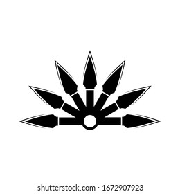 Schnittwerkzeug zur Illustration flach Symbol - Anzeige eines isolierten Blades auf weißem Hintergrund. Design-Vorlage für das Branding