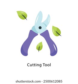 Cutting Tool Vector Flat Icon Design illustration Symbol on White background EPS 10 File 