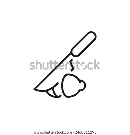 Cutting vegetables icon. Simple cutting vegetables icon for social media, app, and web design. Vector illustration