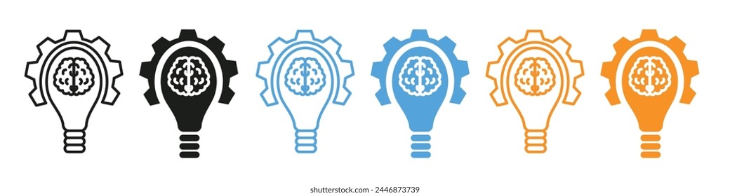 Cutting-Edge Microchip Icon for Artificial Intelligence Systems