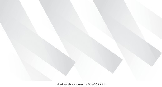 Cutting-Edge White and Gray Geometric Design with Layered Triangular Shapes and Randomly Arranged Transparent Lines, Perfect for Sleek Digital and Corporate Aesthetic
