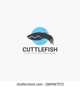 Tintenfisch-Logo, Vektorgrafik-Design