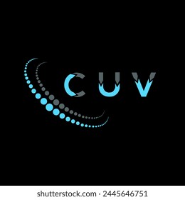 CUV letter logo abstract design. CUV unique design. CUV.
