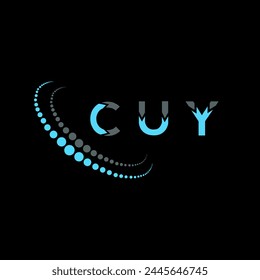 CUY Buchstabe Logo abstraktes Design. CUY einzigartiges Design. CUY.
