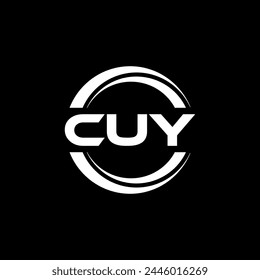 CUY Letter Logo Design, Inspiration für eine einmalige Identität. Moderne Eleganz und kreatives Design. Wasserzeichen Deinen Erfolg mit dem Striking this Logo.