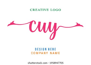 CUY lettering logo is simple, easy to understand and authoritative