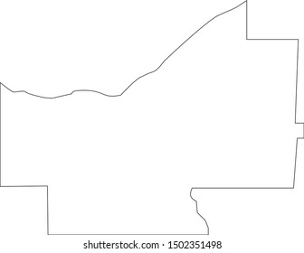 Cuyahoga County Map In Ohio State