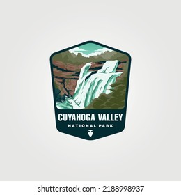 Cuyahoga valley national park logo vector symbol illustration design, national park emblem