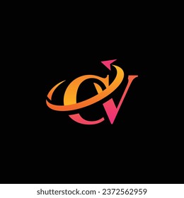CV-Logo für kreative Luftfahrt