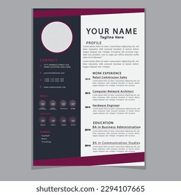 Plantilla de diseño curricular CV Diseño CV profesional Plantilla de reanudación. Se reanudan los trabajos profesionales o de diseño de Cv. Trabajar en la mejor empresa. Lista profesional de contratación de trabajo, trabajo de negocios hr entrevista doc