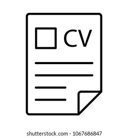  CV document file 