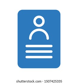 cv glyph colour vector icon
