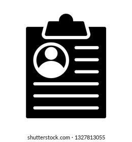 CV glyph icon 