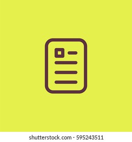 CV icon. Business sign vector