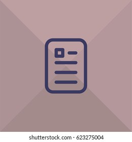 CV icon. Business sign vector