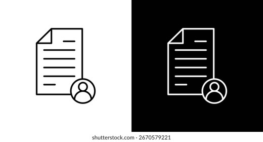 CV icon collection. Web design, apps.