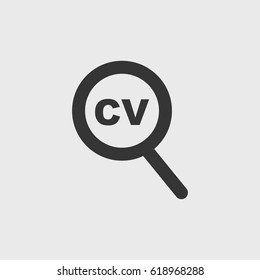 cv  icon illustration vector symbol