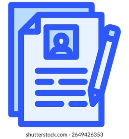 Cv icon symbol. Vector illustration.