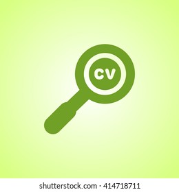 CV icon vector