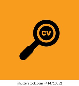 CV icon vector