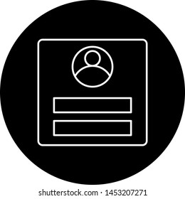 CV icon for your project
