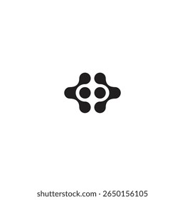 CV ilusión línea redonda diseño de logotipo