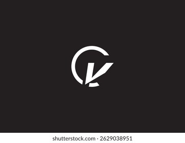 CV logotipo criativo inicial e letra logotipo design