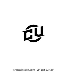 CV initial game logo, banner design for your e-sports or streaming team