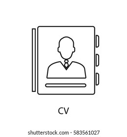 cv line icon

