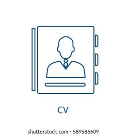cv line icon