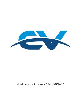 CV Logo can be used for company, icon, and others.