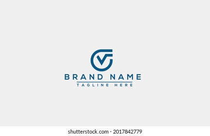 CV Logo Design Template Vector Graphic Branding Element.