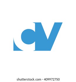 CV Logo | Vector Graphic Branding Letter Element | jpg, eps, path, web, app, art, ai | White Background
