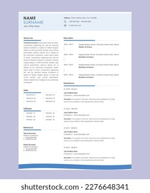 Cv currículum currículum vítae diseño de plantilla