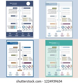 cv resume template vector