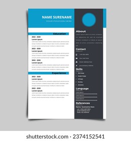 CV Resume vector Graphic Templates