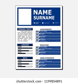 CV Simple Design