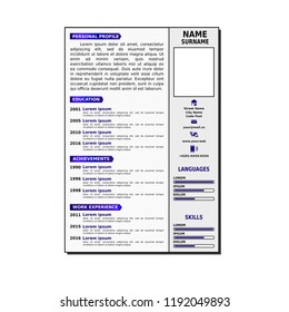 cv simple template