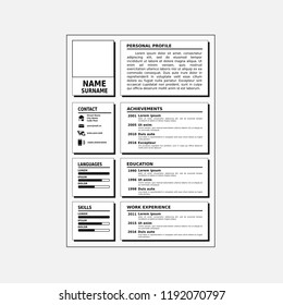 cv simple template