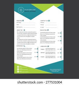 Cv Template Design