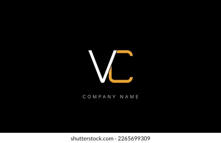 CV, VC Abstract Letters Logo Monogram