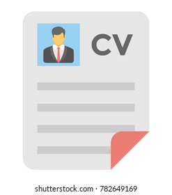 
CV Vector Icon
