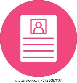 Ilustración De Diseño De Iconos De Vector Cv