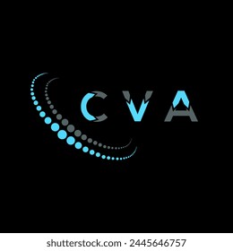 CVA letter logo abstract design. CVA unique design. CVA.
