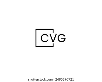 CVG Letter Initial Logo Design Vector Illustration