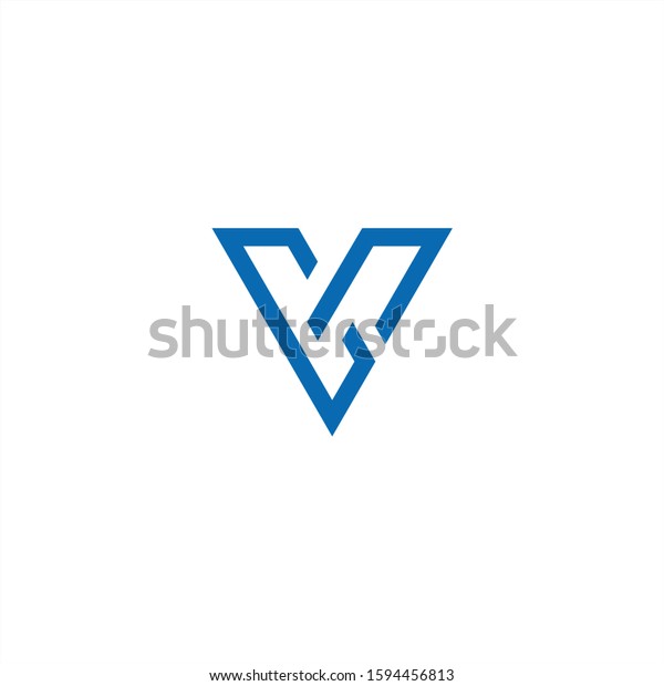 Cvn Logo Design Creative Identity Stock Vector (Royalty Free ...