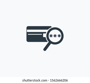 Cvv icon isolated on clean background. Cvv icon concept drawing icon in modern style. Vector illustration for your web mobile logo app UI design.