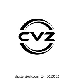CVZ Letter Logo Design, Inspiration for a Unique Identity. Modern Elegance and Creative Design. Watermark Your Success with the Striking this Logo.