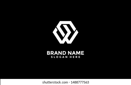 CW initial logo design, CW logo, CW Letter Logo Design Template Vector EPS