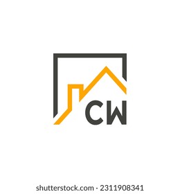 Iniciales de PCs hogares moderna empresa de construcción logo vector.eps
